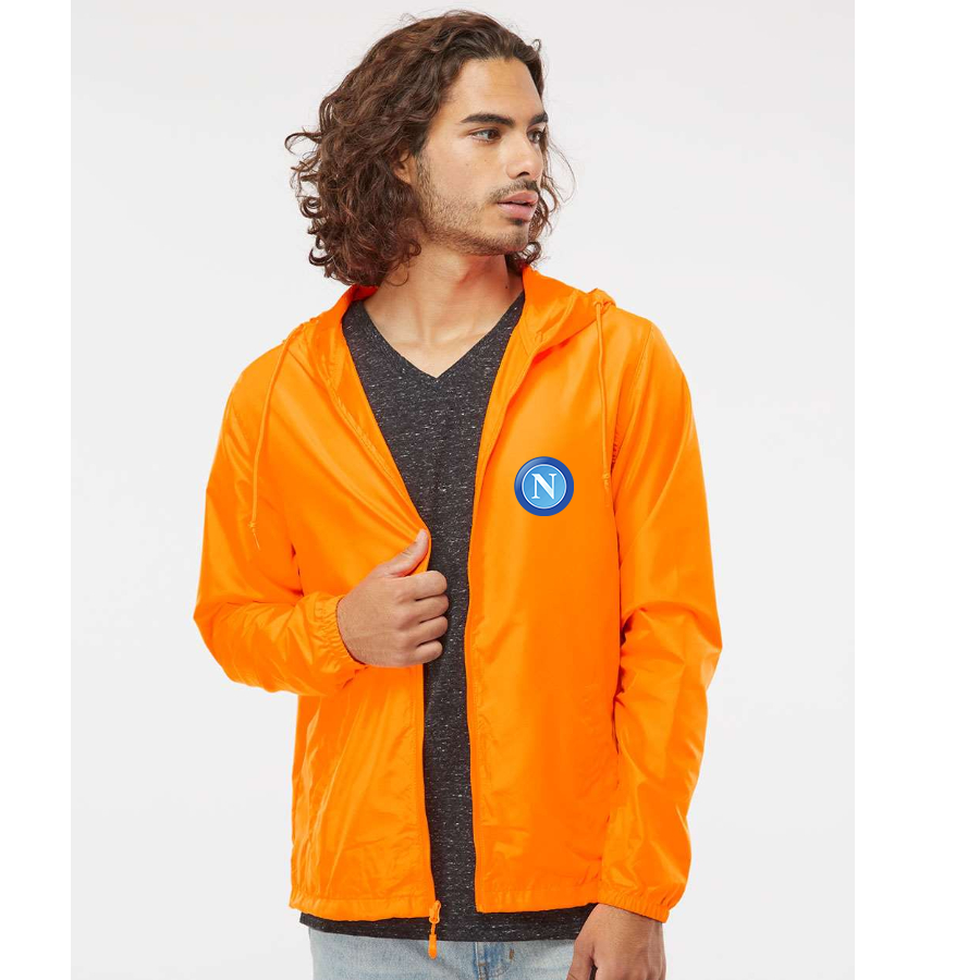 Men’s Napoli FC - Independent Trading Co. - Lightweight Windbreaker Full-Zip Jacket - EXP54LWZ