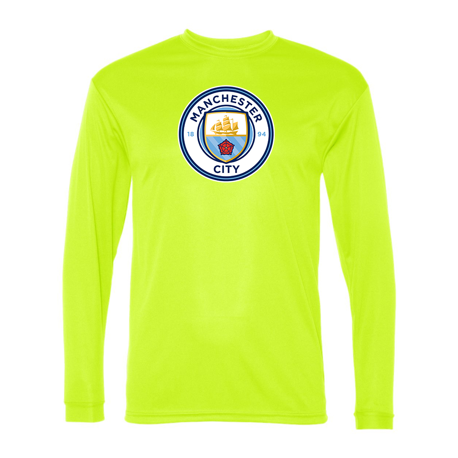 Men’s Manchester City Soccer - C2 Sport - Performance Long Sleeve T-Shirt - 5104