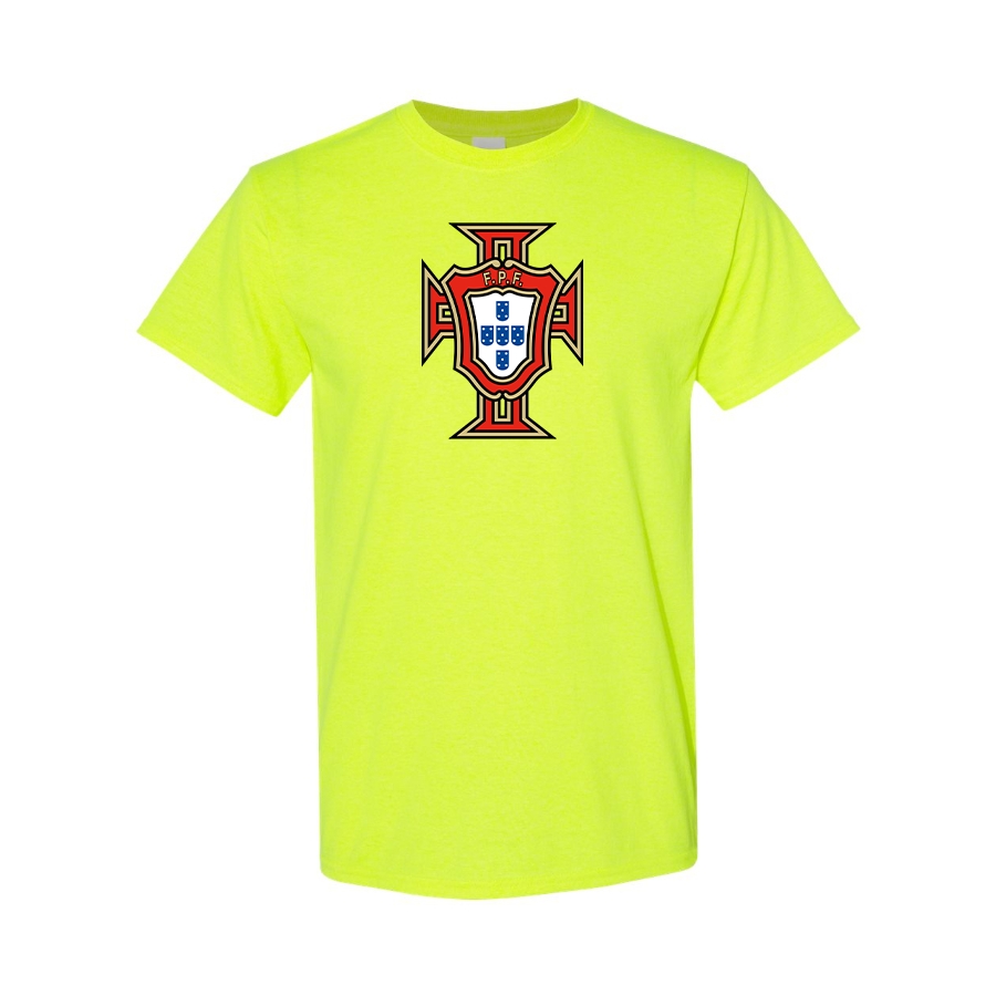 Youth Kids Portugal National Soccer Team Cotton T-Shirt