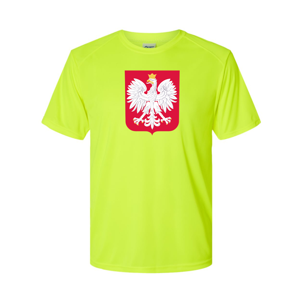 Men's Poland National Soccer Team Performance T-Shirt