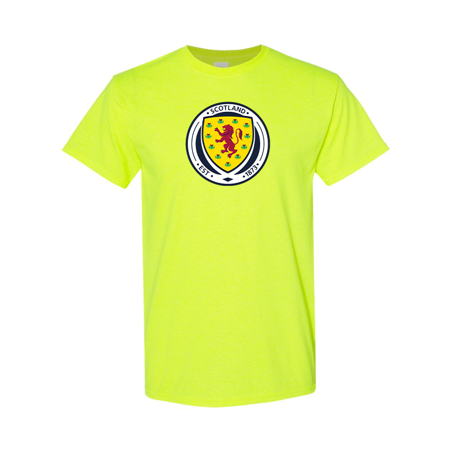 Youth Kids Scotland National Soccer Team Cotton T-Shirt