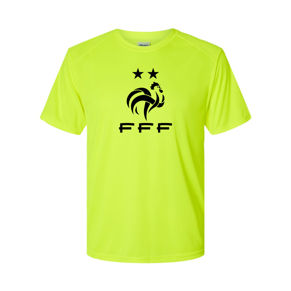 Men's France Soccer Performance T-Shirt