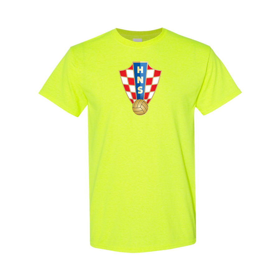 Men's Croatia National Soccer Team Cotton T-Shirt