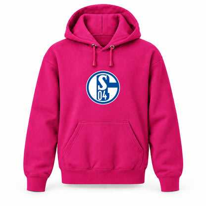 Schalke 04 FC - Youth Large Hoodie (Ages 10–12) | Color: Hot Pink