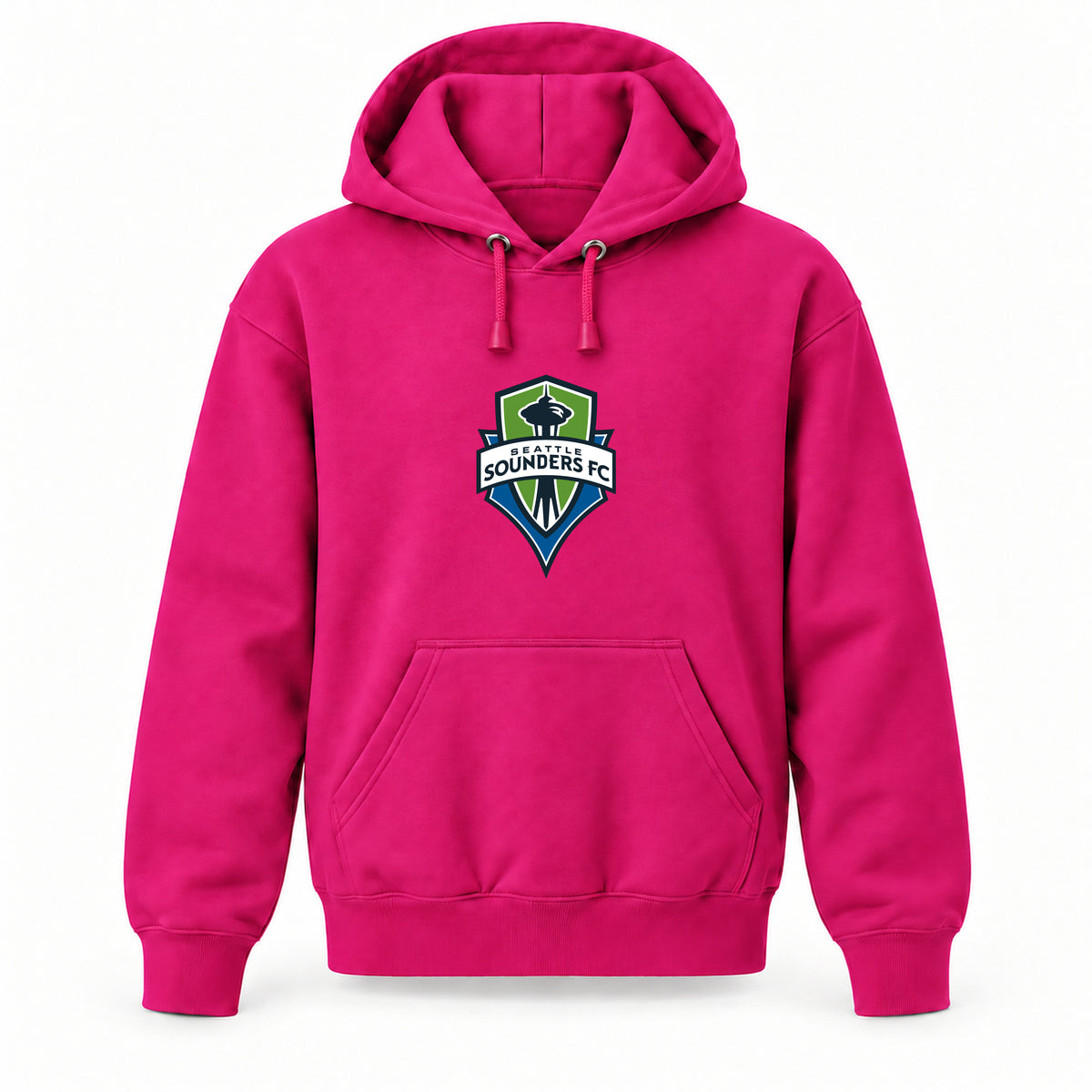 Seattle Sounders FC - Youth Large Hoodie (Ages 10–12) | Color: Hot Pink