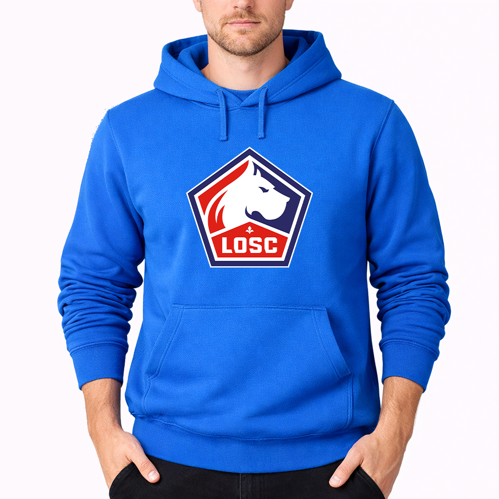 Men's Lille Olympique FC Pullover Hoodie