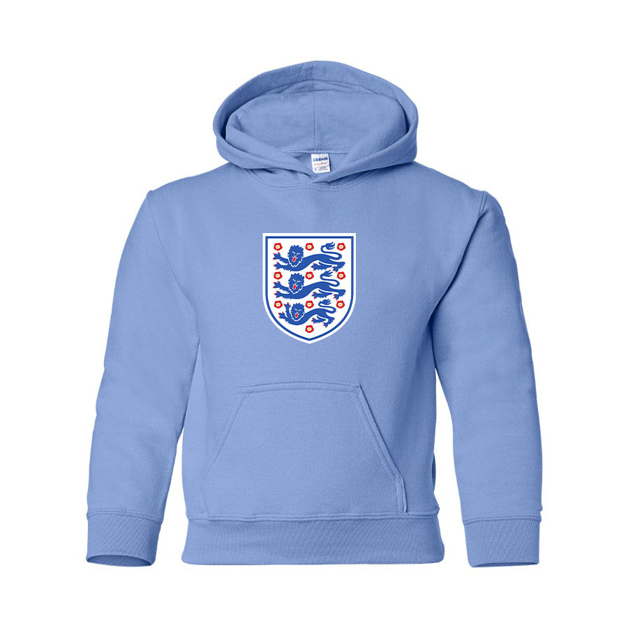 Youth Kids England National Football Team Pullover Hoodie