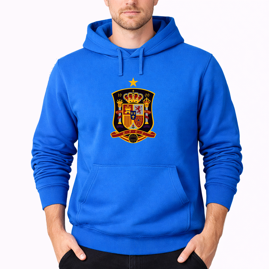 Men's Spain National Soccer Team Pullover Hoodie