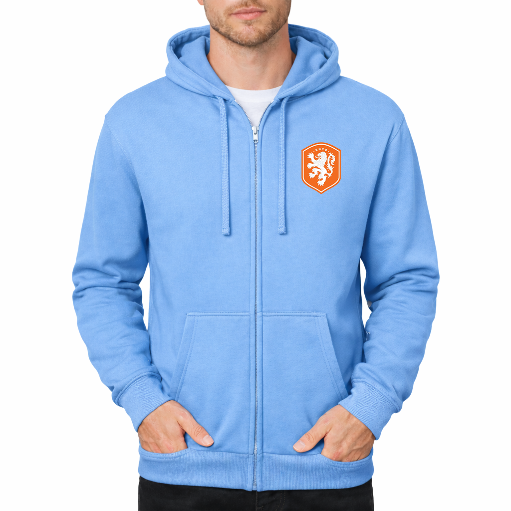 Men's Netherlands National Soccer Team Zipper Hoodie