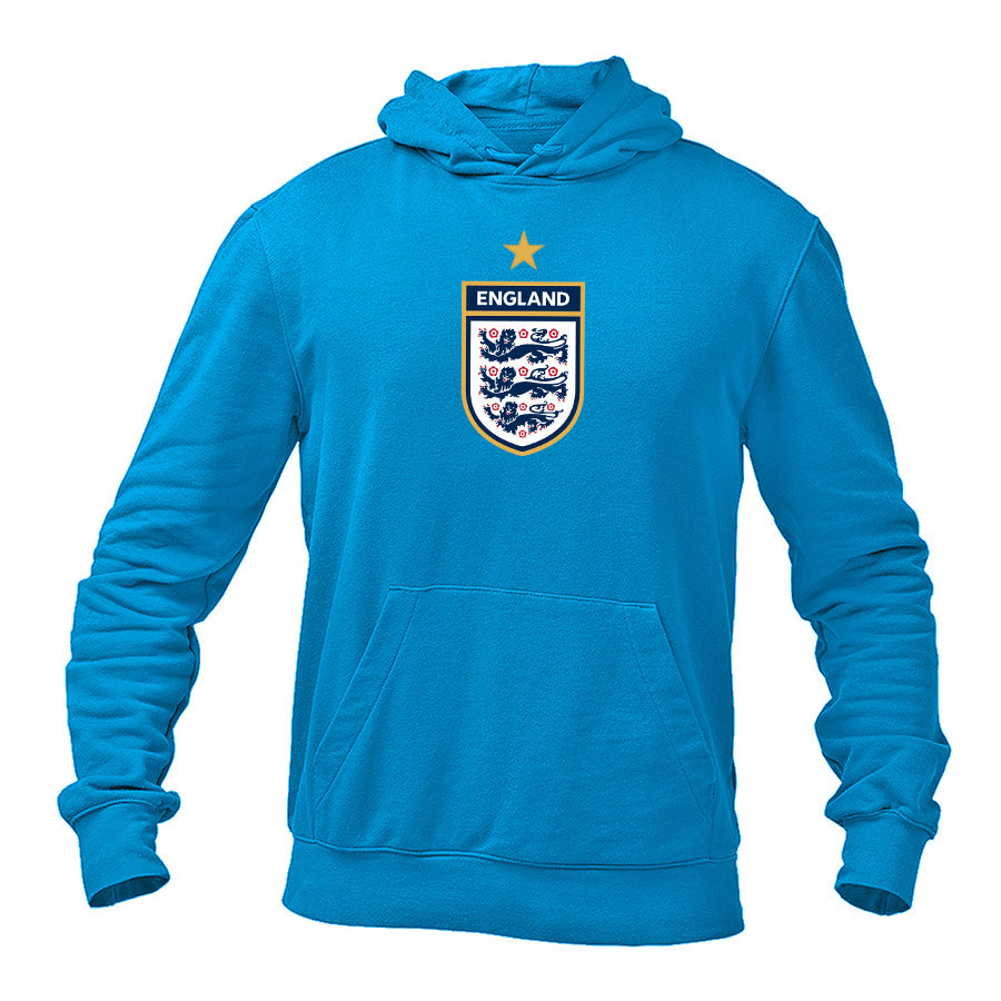 Men's England National Soccer Team Pullover Hoodie