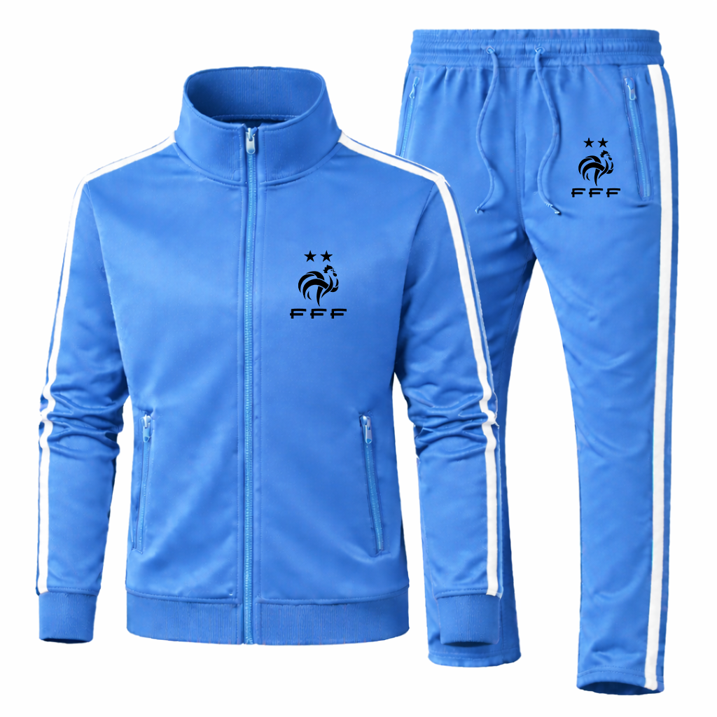 Men's France Soccer Logo Dri-Fit TrackSuit