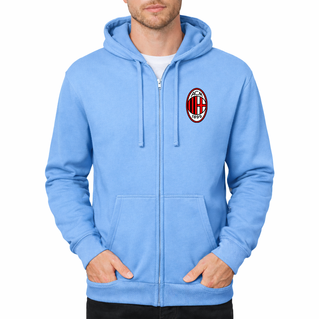 Men’s AC Milan Soccer Zipper Hoodie