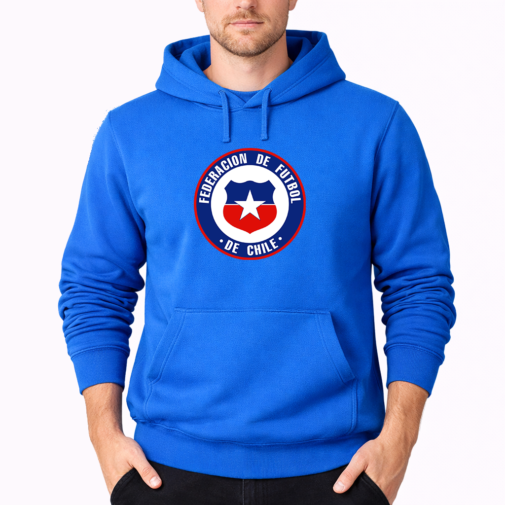 Men's Chile National Soccer Team  Pullover Hoodie