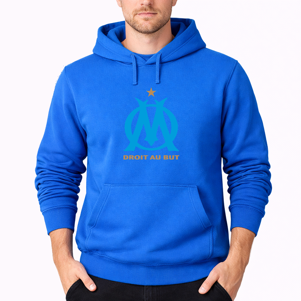 Men's Olympique de Marseille FC Pullover Hoodie