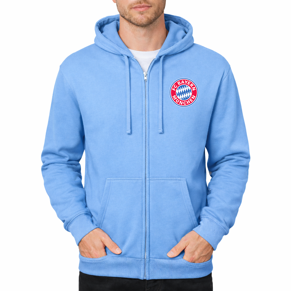Men's F.C. Bayern Munchen Soccer Zipper Hoodie