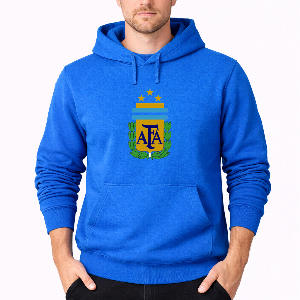 Men's Argentina National Soccer Team Pullover Hoodie