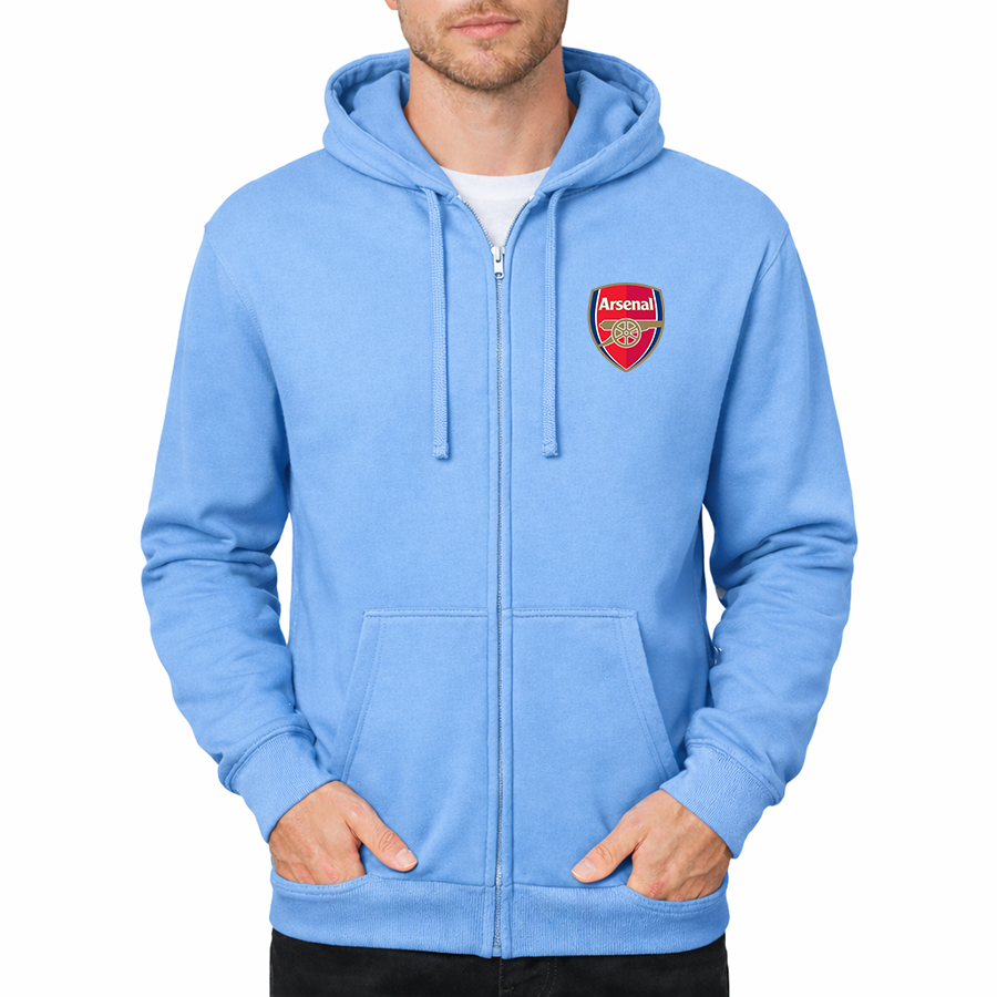 Men's Arsenal Soccer Zipper Hoodie