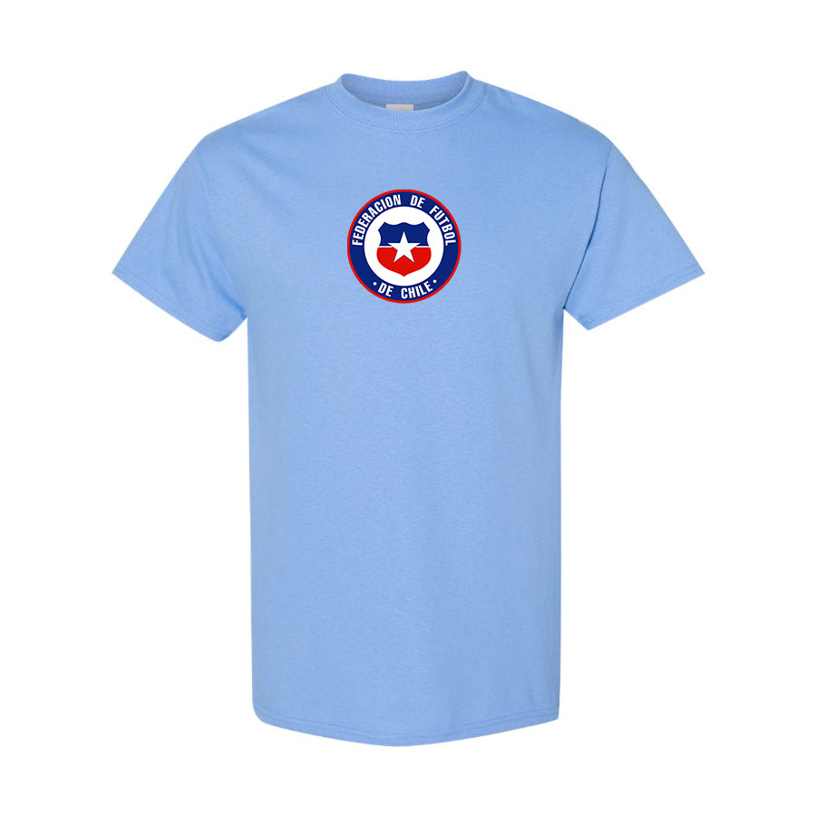 Men's Chile National Soccer Team  Cotton T-Shirt