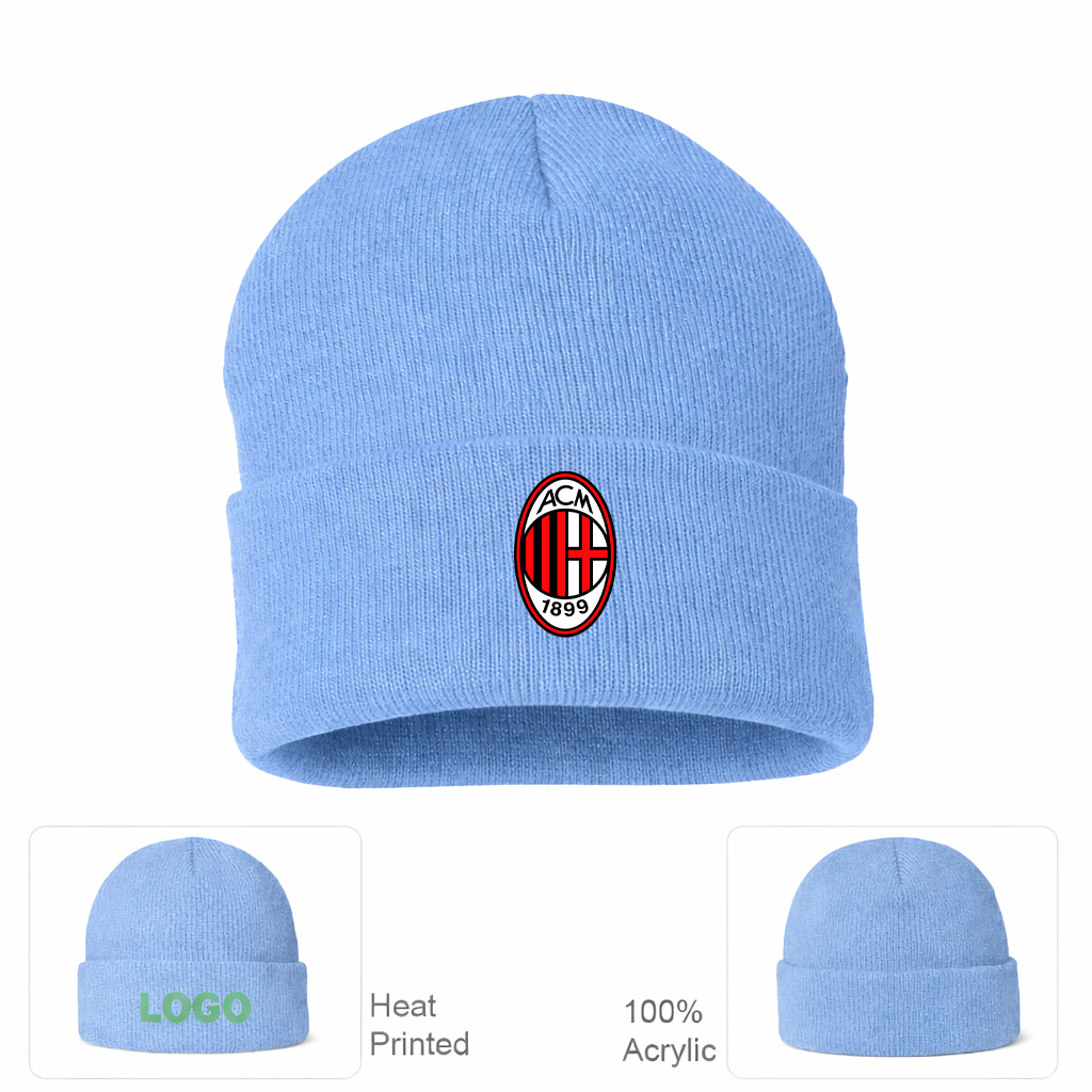 AC Milan Soccer Beanie Hat