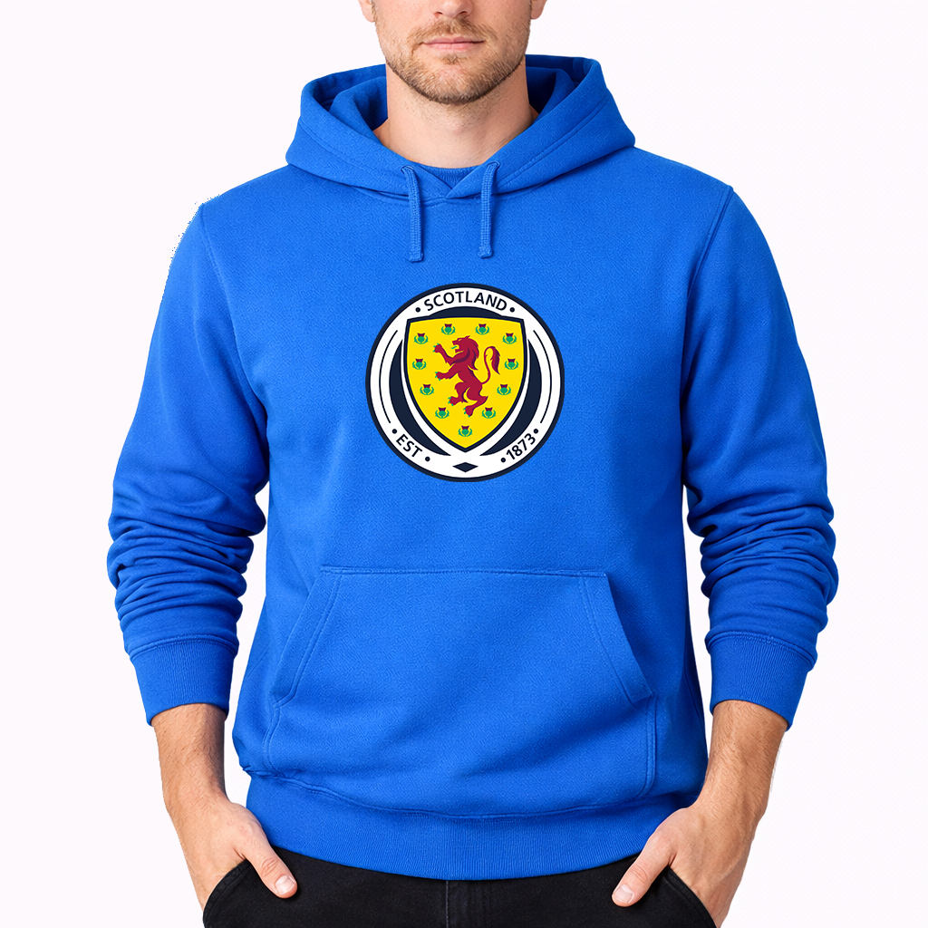 Men's Scotland National Soccer Team Pullover Hoodie