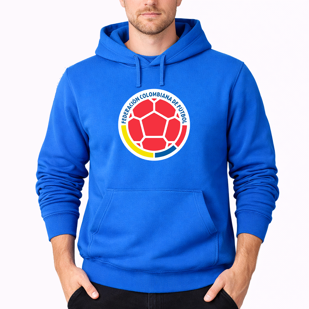 Men's Colombia National Soccer Team Pullover Hoodie
