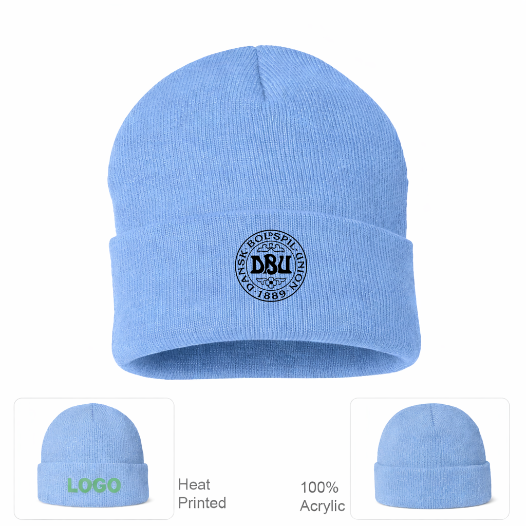 Denmark Soccer Beanie Hat