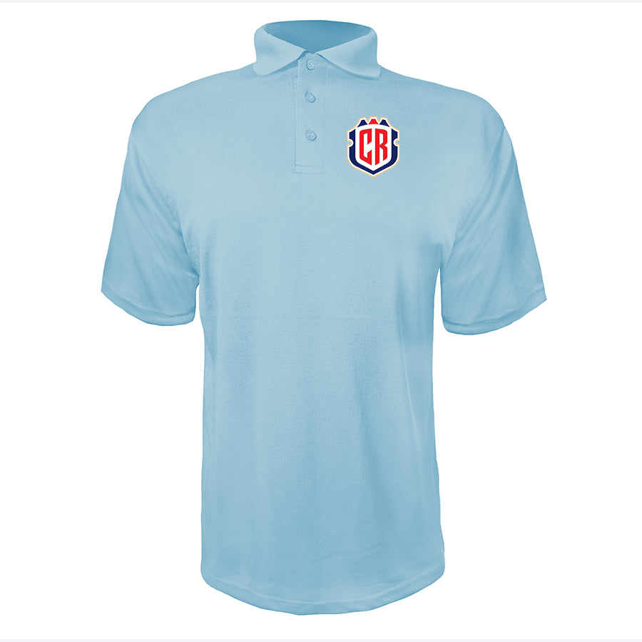 Men's Costa Rica National Soccer Team Polyester Polo