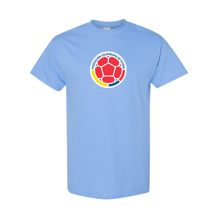 Youth Kids Colombia National Soccer Team Cotton T-Shirt