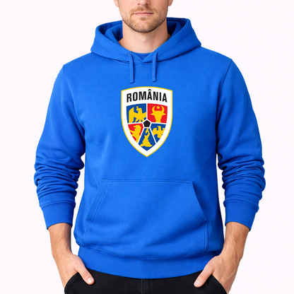 Men's Romania National Soccer Team Pullover Hoodie