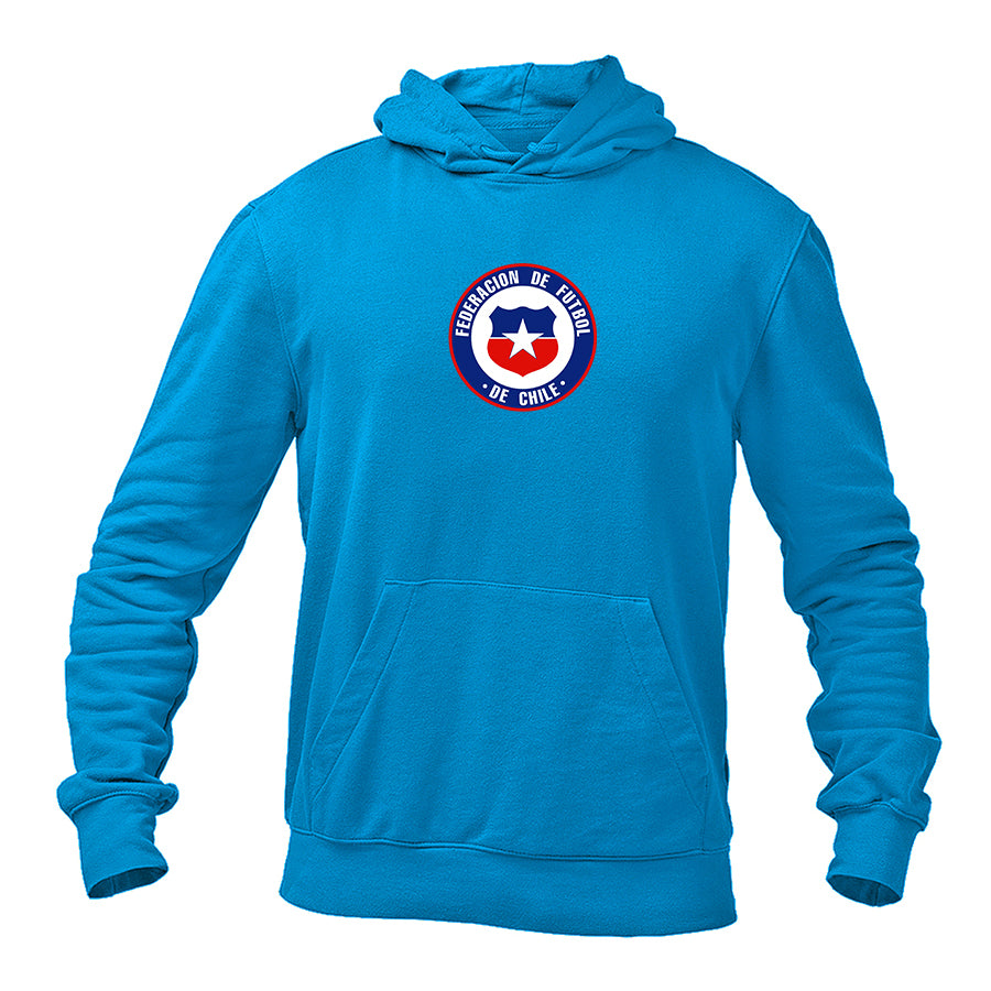 Men's Chile National Soccer Team  Pullover Hoodie