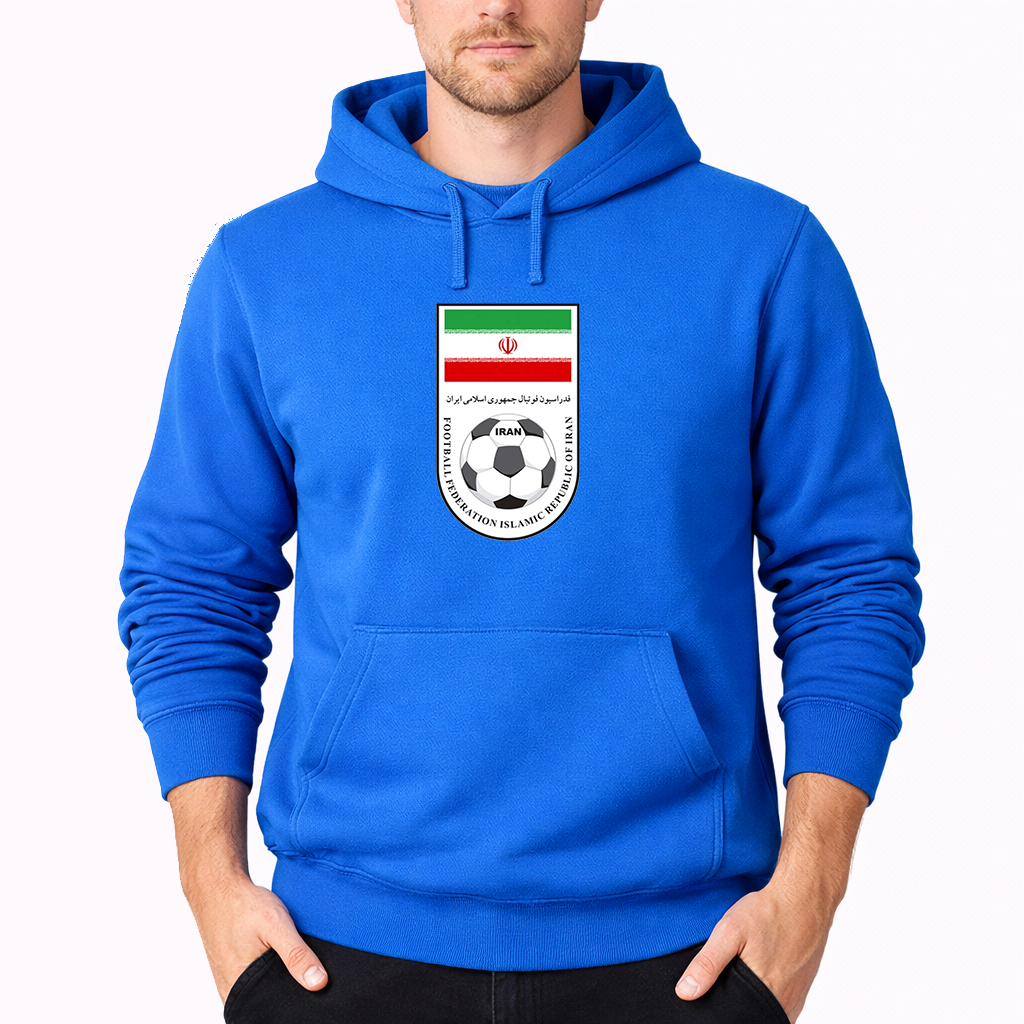 Men's Iran National Soccer Team Pullover Hoodie