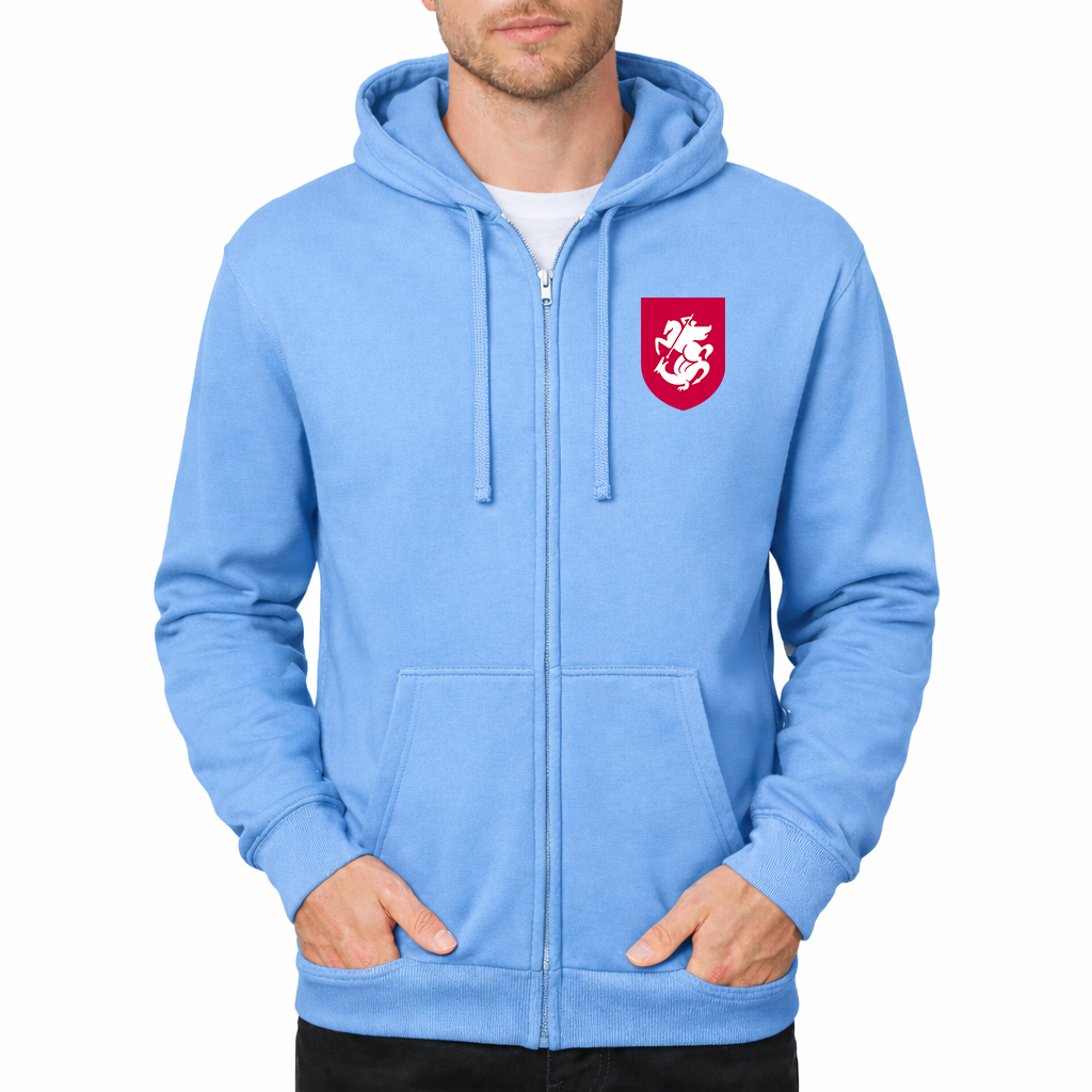 Men's Georgia National Soccer Team Zipper Hoodie