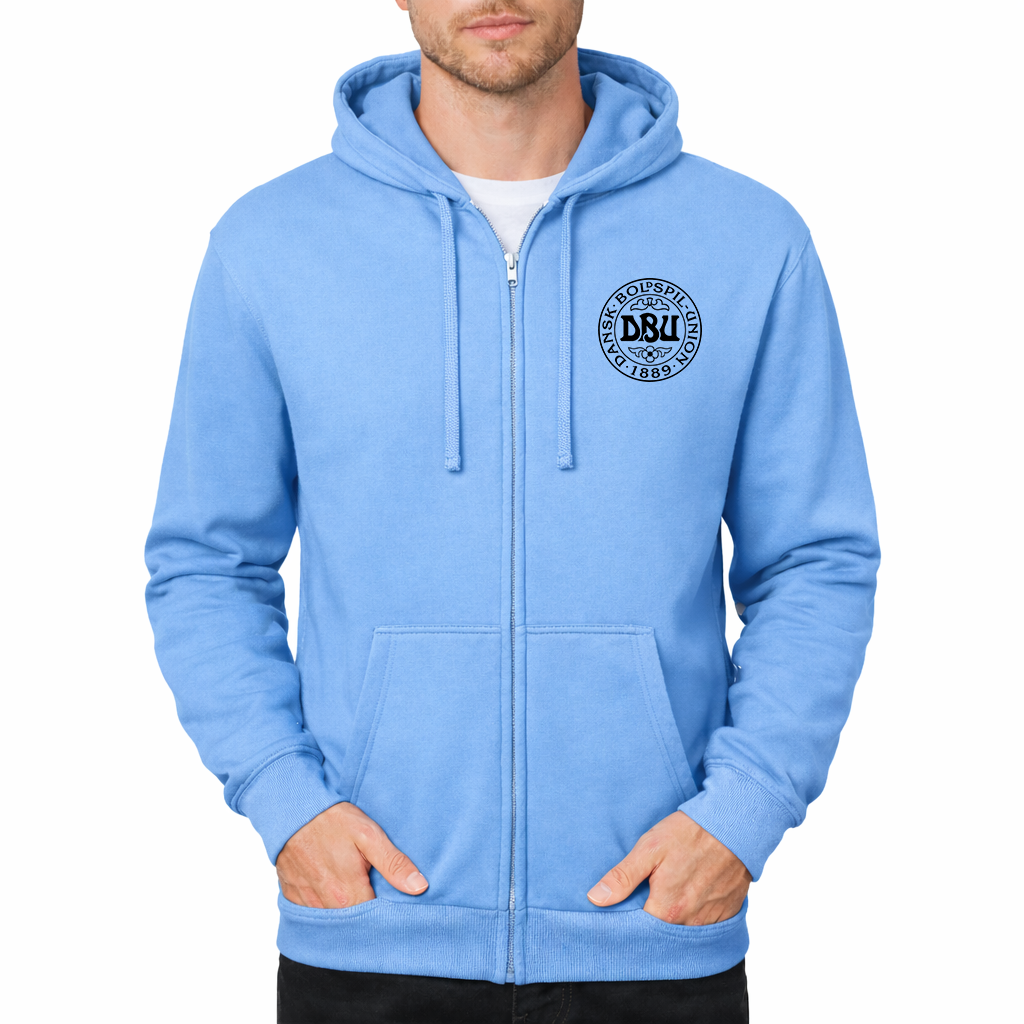 Men's Denmark Soccer Zipper Hoodie
