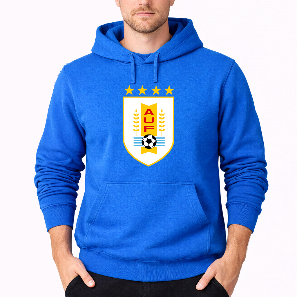 Men's Uruguay National Soccer Team Pullover Hoodie
