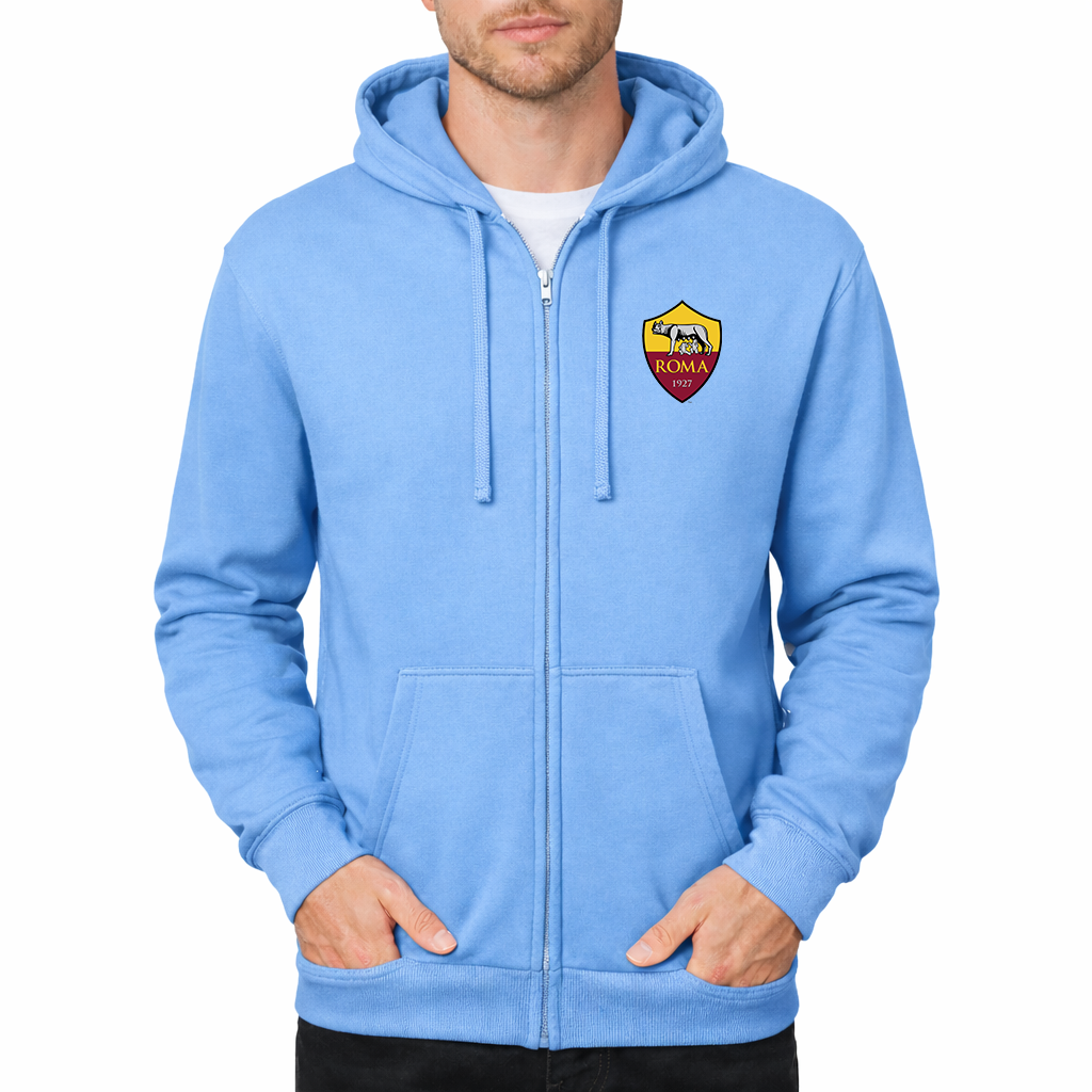 Men's AS Roma FC Zipper Hoodie