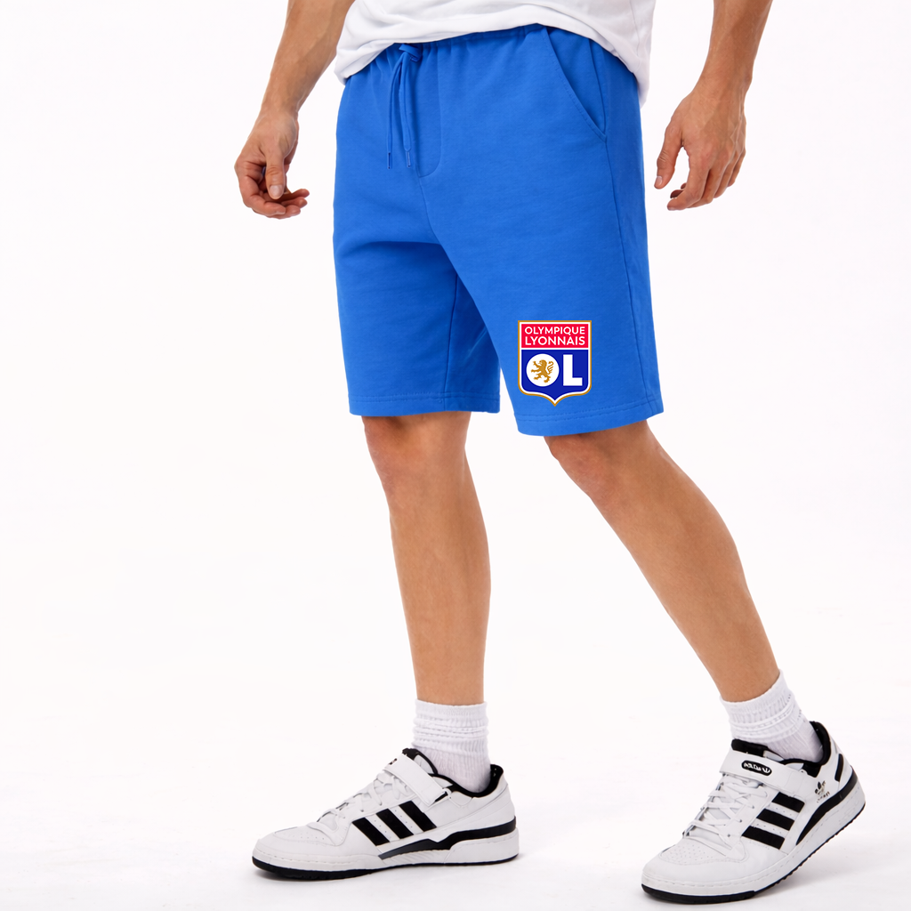 Men's Olympique Lyonnais FC Athletic Fleece Shorts