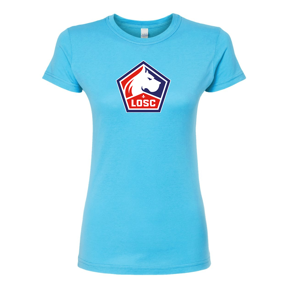 Women's Lille Olympique FC Round Neck T-Shirt