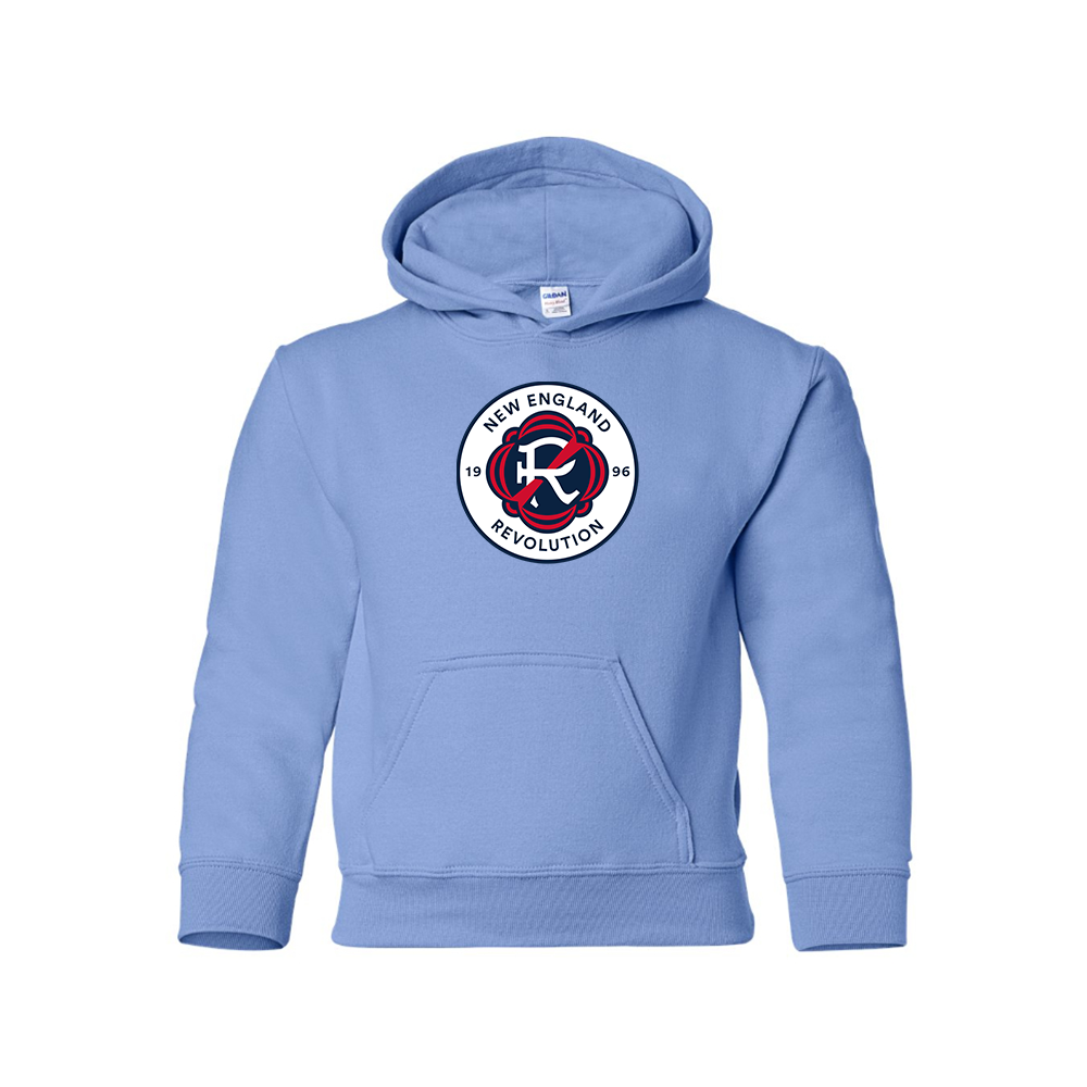 Youth Kids New England Revolution FC Pullover Hoodie