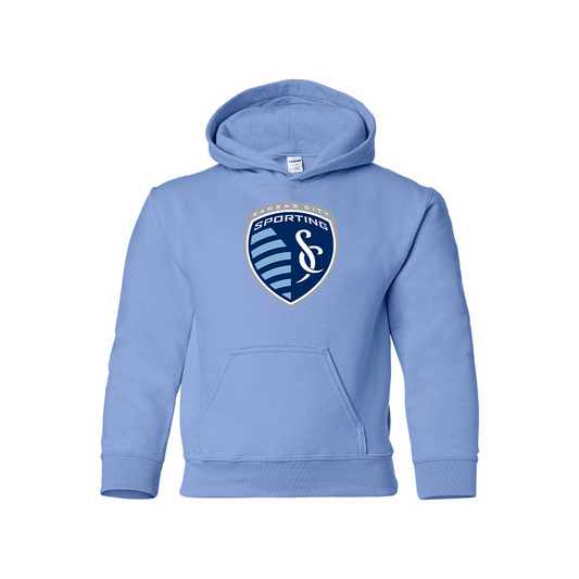 Youth Kids Sporting Kansas City FC Pullover Hoodie