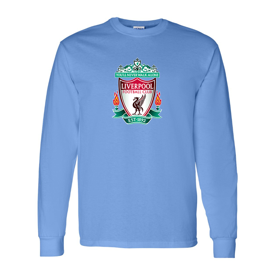 Youth Kids Liverpool Football Club Est.1892 Long Sleeve T-Shirt