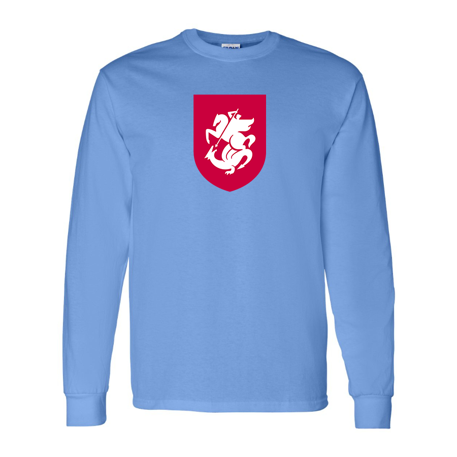 Men's Georgia National Soccer Team Long Sleeve T-Shirt