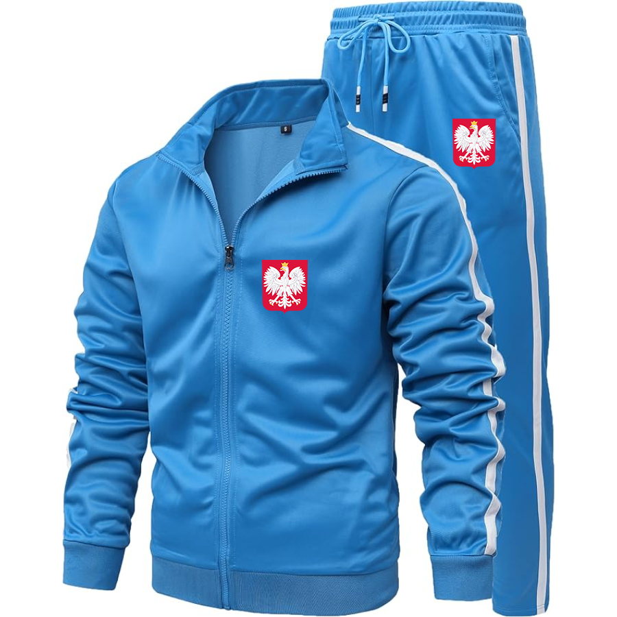 Men's Poland National Soccer Team Dri-Fit TrackSuit