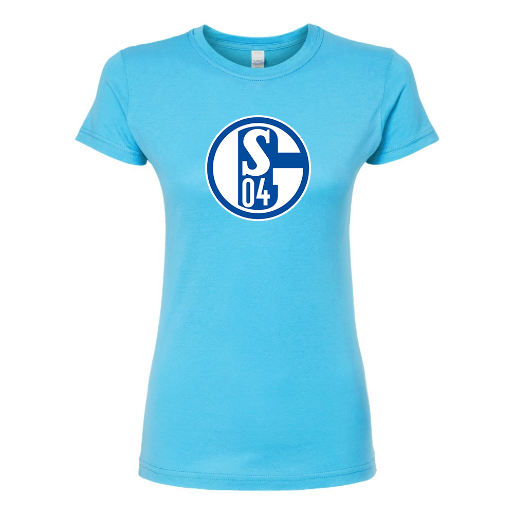 Women's Schalke 04 FC Round Neck T-Shirt