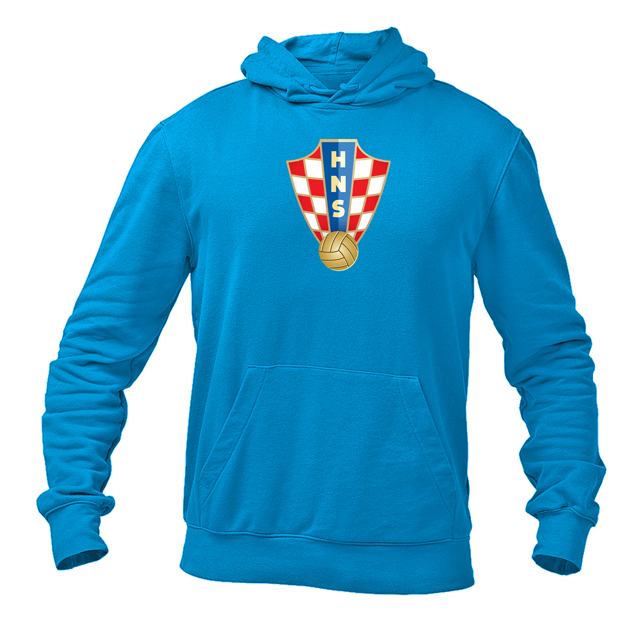 Men's Croatia National Soccer Team Pullover Hoodie