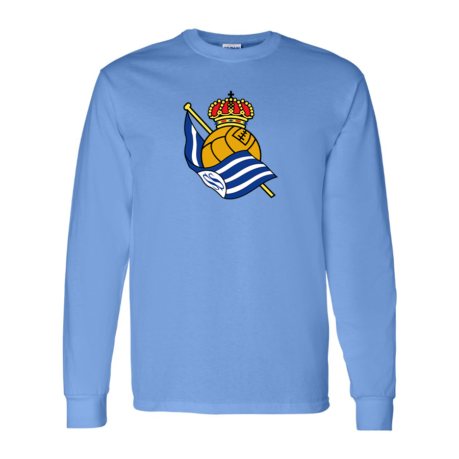 Youth Kids Real Sociedad FC Long Sleeve T-Shirt