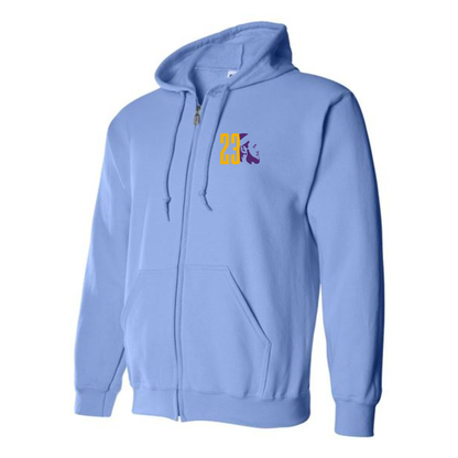 Men's Lebron James 23 Zipper Hoodie