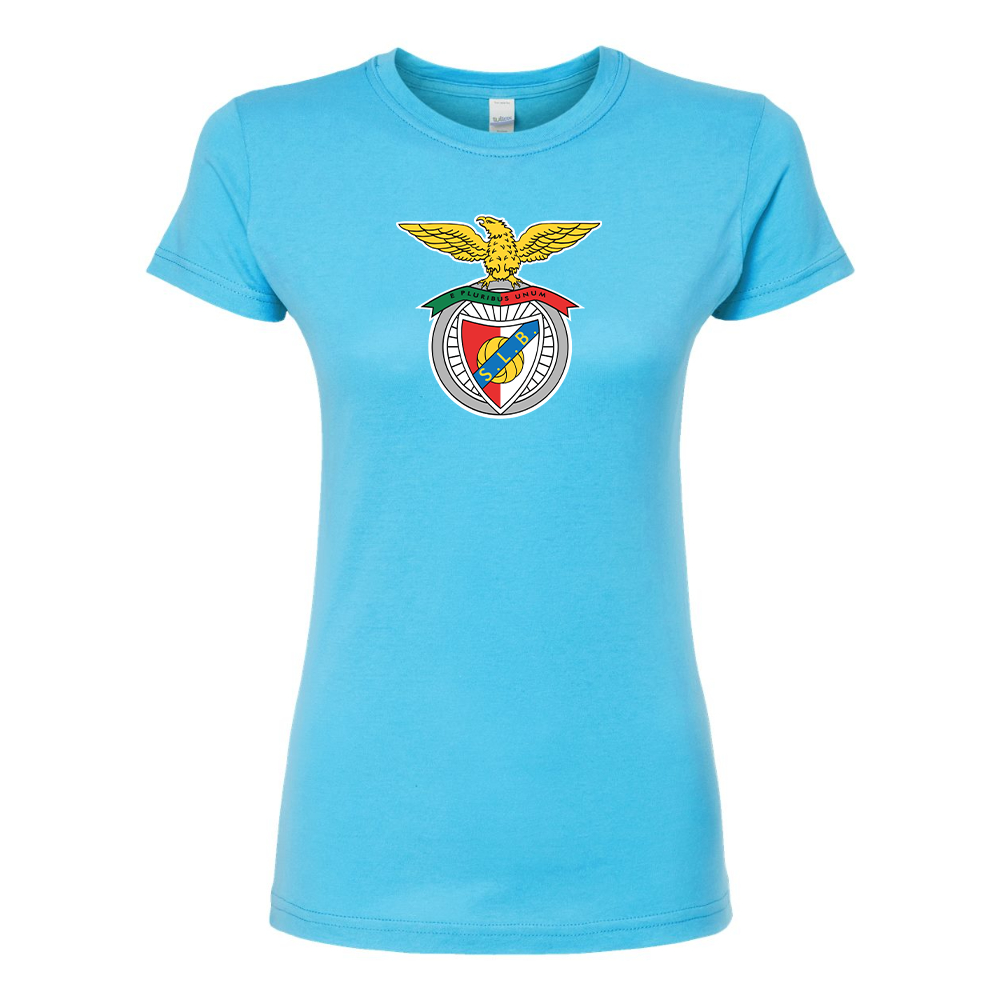 Women's SL Benfica FC Round Neck T-Shirt