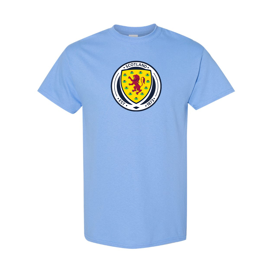 Youth Kids Scotland National Soccer Team Cotton T-Shirt