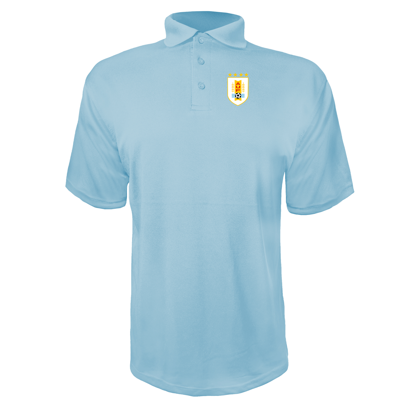 Men's Uruguay National Soccer Team Polyester Polo