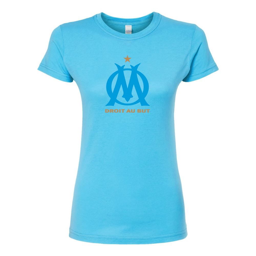 Women's Olympique de Marseille FC Round Neck T-Shirt